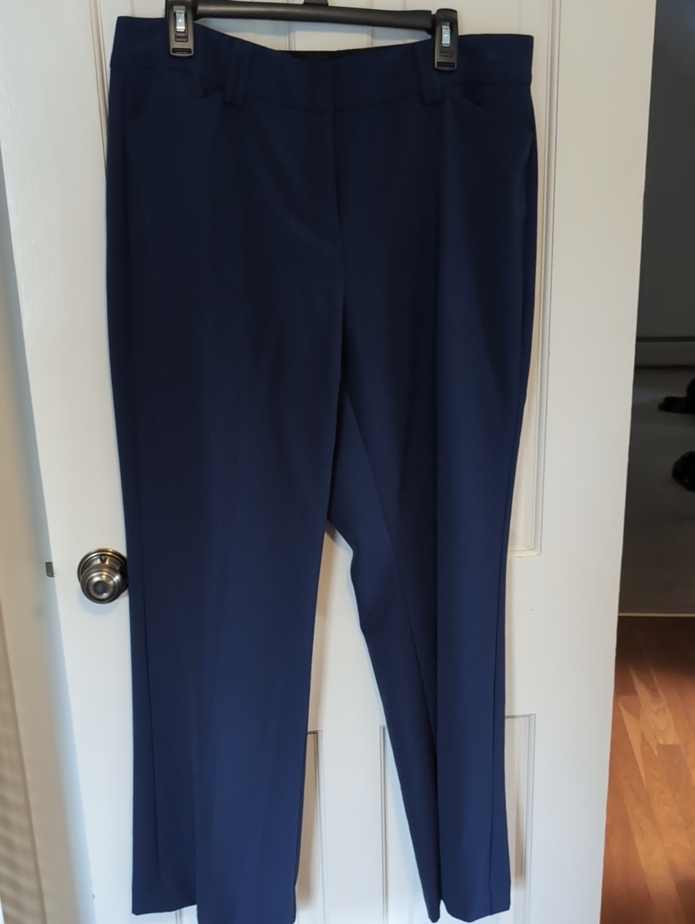 INC International Concepts Navy Straight-Leg Dress Pants